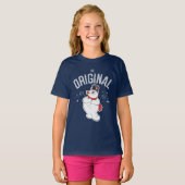 De Snowman™ bevuilen | Oorspronkelijk T-shirt (Voorkant volledig)