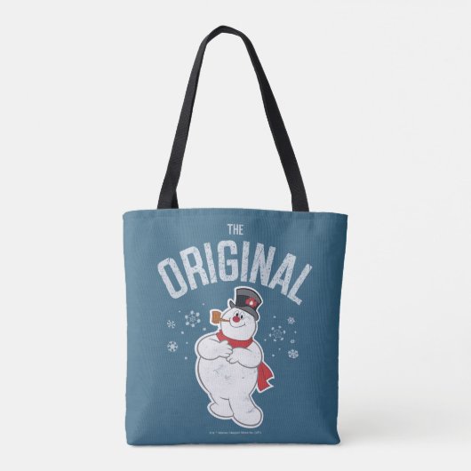 De Snowman™ bevuilen | Oorspronkelijk Tote Bag (Achterkant)