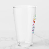De Snowman™ bevuilen | Rainboog-kleuren "Chill Out Glas (Rechts)