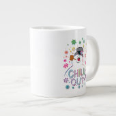 De Snowman™ bevuilen | Rainboog-kleuren "Chill Out Grote Koffiekop (Voorkant rechts)