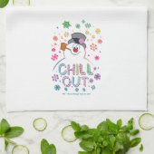 De Snowman™ bevuilen | Rainboog-kleuren "Chill Out Theedoek (Gevouwen)