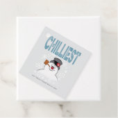 De Snowman™ bevuilen | Zuigelijk Bedankjes Labels (In situ)