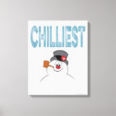 De Snowman™ bevuilen | Zuigelijk Canvas Afdruk (Voorkant)