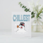 De Snowman™ bevuilen | Zuigelijk Feestdagenkaart (Staand voorkant)