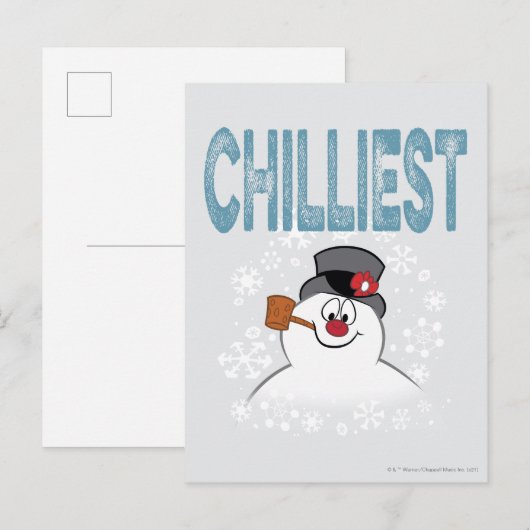 De Snowman™ bevuilen | Zuigelijk Feestdagenkaart (Voorkant / Achterkant)