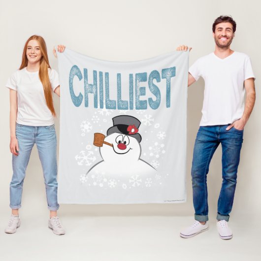 De Snowman™ bevuilen | Zuigelijk Fleece Deken (In situ)