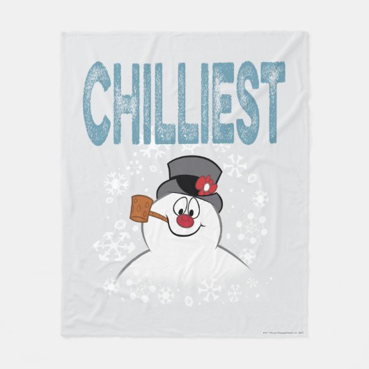 De Snowman™ bevuilen | Zuigelijk Fleece Deken (Voorkant)