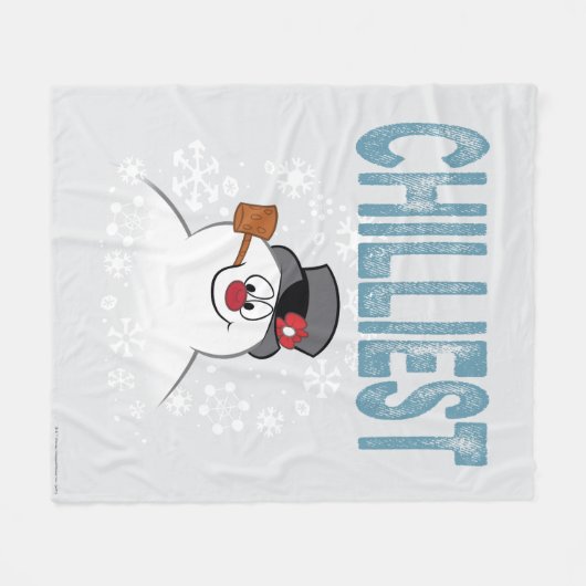 De Snowman™ bevuilen | Zuigelijk Fleece Deken (Voorkant (Horizontaal))