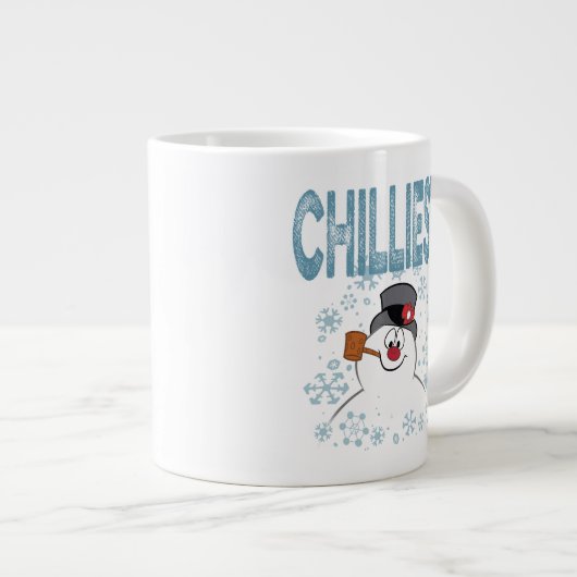De Snowman™ bevuilen | Zuigelijk Grote Koffiekop (Voorkant rechts)