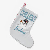 De Snowman™ bevuilen | Zuigelijk Kleine Kerstsok (Voorkant (Hangend))