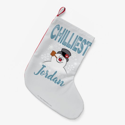 De Snowman™ bevuilen | Zuigelijk Kleine Kerstsok (Voorkant (Hangend))