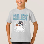 De Snowman™ bevuilen | Zuigelijk T-shirt (Voorkant)