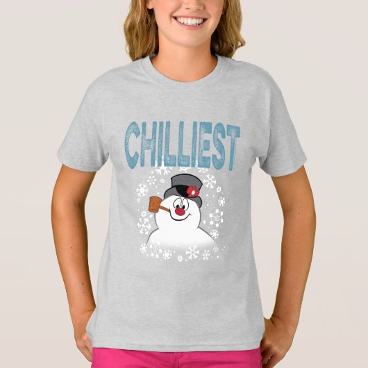 De Snowman™ bevuilen | Zuigelijk T-shirt (Voorkant)