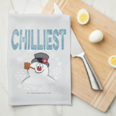 De Snowman™ bevuilen | Zuigelijk Theedoek (Quarter Fold)