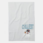 De Snowman™ bevuilen | Zuigelijk Theedoek (Verticaal)