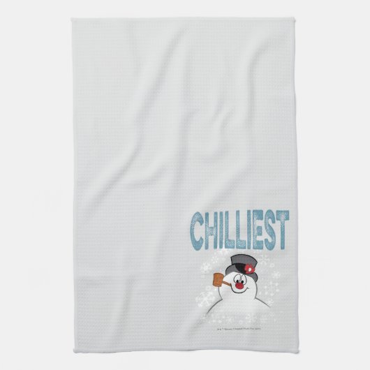 De Snowman™ bevuilen | Zuigelijk Theedoek (Verticaal)