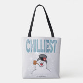 De Snowman™ bevuilen | Zuigelijk Tote Bag (Achterkant)
