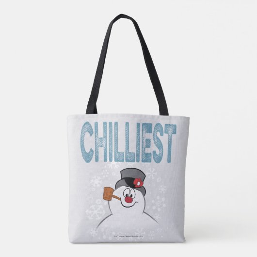 De Snowman™ bevuilen | Zuigelijk Tote Bag (Achterkant)