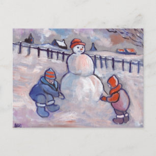 DE SNOWMAN BRIEFKAART
