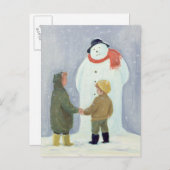 De Snowman Briefkaart (Voorkant / Achterkant)