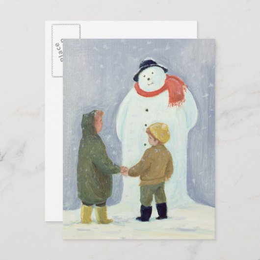 De Snowman Briefkaart (Voorkant / Achterkant)