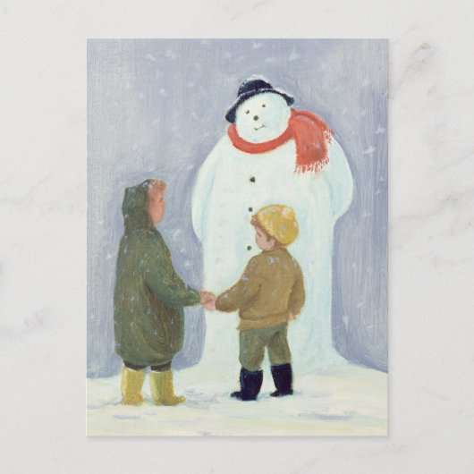 De Snowman Briefkaart (Voorkant)