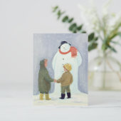 De Snowman Briefkaart (Staand voorkant)