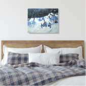 De Snowman Canvas Afdruk (Insitu (Slaapkamer))