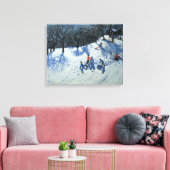 De Snowman Canvas Afdruk (Insitu (Woonkamer))
