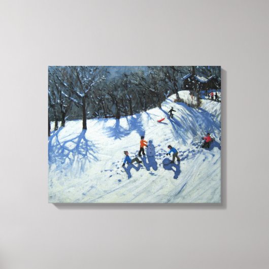De Snowman Canvas Afdruk (Voorkant)