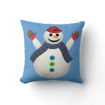 DE SNOWMAN CHRISTMAS-PILLOW TE BEVORDEREN