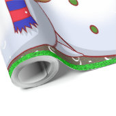 De Snowman-familie - Cadeaupapier (Rol Hoek)