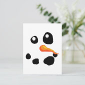 De Snowman-glimlach van Frosty Briefkaart (Staand voorkant)
