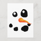 De Snowman-glimlach van Frosty Briefkaart (Voorkant)