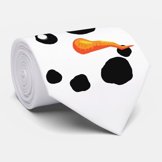 De Snowman-glimlach van Frosty Stropdas (Opgerold)