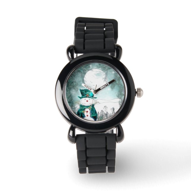 De Snowman Horloge (Voorkant)