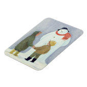 De Snowman Magneet (Linkerzijde)