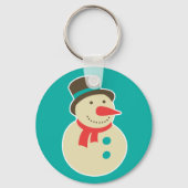 De Snowman-sleutelhanger bevroezen Sleutelhanger (Voorkant)