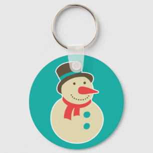 De Snowman-sleutelhanger bevroezen Sleutelhanger