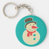 De Snowman-sleutelhanger bevroezen Sleutelhanger (Voorkant)