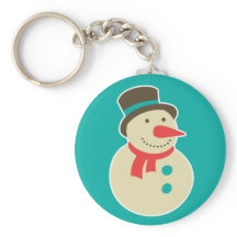 De Snowman-sleutelhanger bevroezen