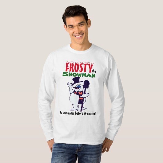 De Snowman-trui bevroezen T-shirt (Voorkant volledig)