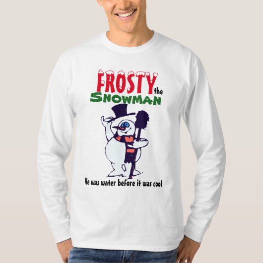 De Snowman-trui bevroezen T-shirt (Voorkant)