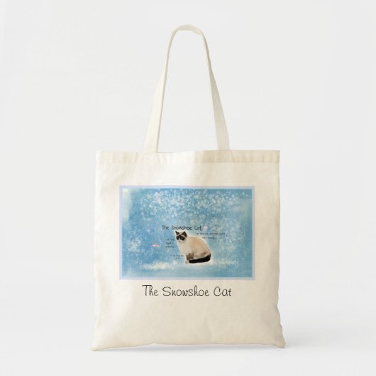 De Snowshoe Cat Bag Tote Bag (Voorkant)