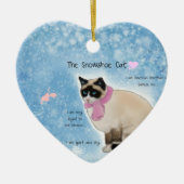 De Snowshoe Cat Ornament (Voorkant)