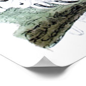 "De Snowy Owl ~Official bird of Quebec" Poster (Hoek)