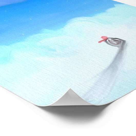 De Snowy Way Poster (Hoek)