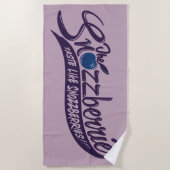 De snozbessen smeren als snozbessen! strandlaken (Voorkant)