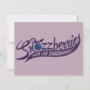 De Snozzbessen Smaken Als Snozzbessen! Notitiekaartje