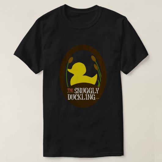 De Snuggable Ducking Pub en Brewery .png T-shirt (Design voorkant)